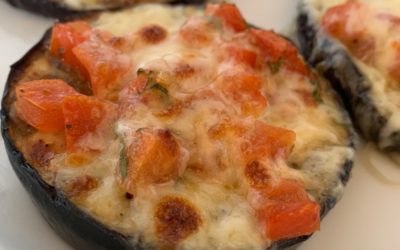 Auberginen Pizza